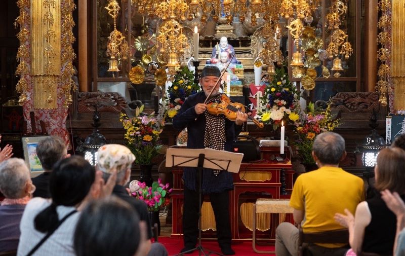 ■古澤巖さん奉納コンサート開催